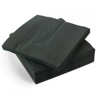 Kép 1/2 - koktél szalvéta 24x24cm 200db/cs fekete