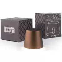 Kép 3/7 - One-Light asztali LED-es tölthető, palackra helyezhető lámpa bronz színű