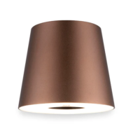 One-Light asztali LED-es tölthető, palackra helyezhető lámpa bronz színű