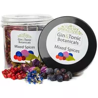 Kép 1/6 - Gin Tonic botanicals osztott tégelyben 4 fajta fűszerrel 25 gr