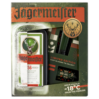 Kép 1/2 - Jägermeister + 2 db gyűjthető shot pohár 0,7L 35%