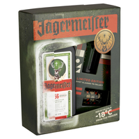 Kép 2/2 - Jägermeister + 2 db gyűjthető shot pohár 0,7L 35%