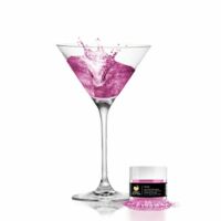 Gin Tonik és koktél színező glitter, ehető csillámpor - rózsaszín (4 gr)