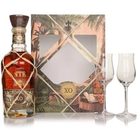 Kép 1/2 - Planteray XO 20th Anniversary rum 2 tulipán pohárral 0,7L 40%