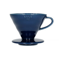 Kép 4/14 - Hario V60-02 kerámia kávécsepegtető dripper Kék