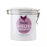 Kép 1/4 - Teapigs English Breakfast Tea 20 teafilter csatos üvegben