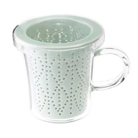 Kép 3/3 - Loveramics Weave Celadon 300 ml-es teás bögre porcelán szűrővel 300