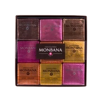 Kép 3/3 - Monbana Vegyes Csokoládé kockák 18 db 72 gr