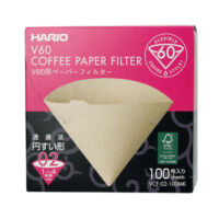 Kép 2/3 - Hario Misarashi barna papírszűrők - V60-02 - 100 darabos kartondoboz