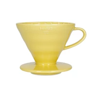 Kép 2/8 - Hario V60-02 Ceramic Coffee Dripper Yellow