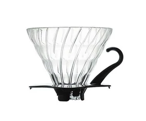 Hario V60 01 üveg dripper fekete