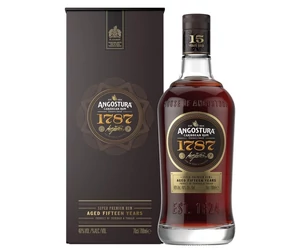 Angostura rum 1787, 15 years 40% dd.