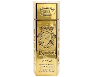 3 Kilos Vodka Gold 999,9 1L 40%