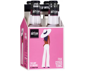 Artisan Pink Grapefruit Tonik 4x200ml ajándék hordozható dobozban