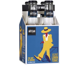 Artisan Agave Lemon Tonik 4x200ml ajándék hordozható dobozban