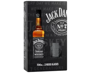 Jack Daniels Whiskey dd. + Pohár 0,7L 40%