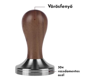 51 mm-es tamper - vörösfenyő