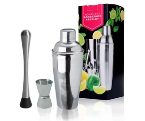 Koktél báreszköz készlet díszdobozban 3 részes