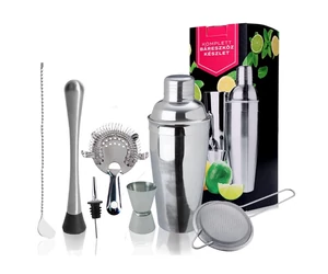 Koktél báreszköz készlet díszdobozban 7 részes