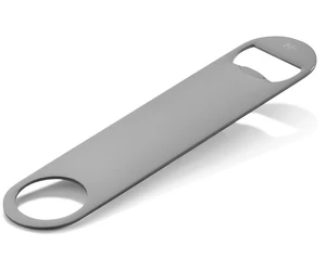 NOCTURN flair nyitó 18x4cm rozsdamentes acél gunmetal