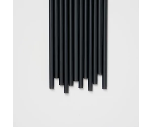 Bio PLA FEKETE szívószál 8 mm 23 cm 300db/cs