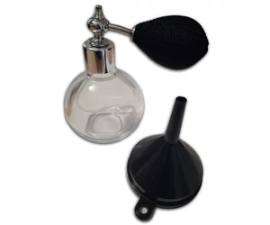 Pumpás aroma spray üveg tölcsérrel