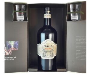 Naga Rum Double Cask Aged 0,7 40% dd. + 2 pohár