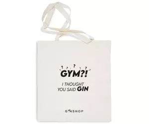 Feliratos Gin Tonik Vászontáska Gym