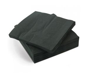 Koktélszalvéta 12x12cm 100db/cs fekete 