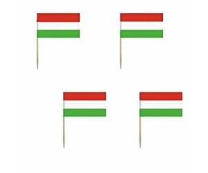 Magyar zászló pálcika 144db/cs