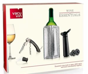 Vacu Vin Essentials bornyitó dugóhúzó szett ezüst