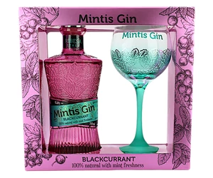 Mintis Blackcurrant Gin 0,7L 41,8% dd. + pohár