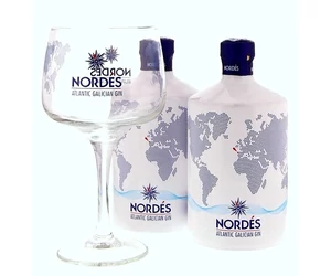 Nordes Gin PACK (2*0,7L + 6 db pohár)