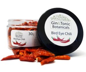 Gin Tonic Botanicals kis tégelyben Szárított Madárszem Chili Egész 30 gr