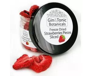 Gin Tonic Botanicals kis tégelyben liofilizált szeletelt eper 10 gr
