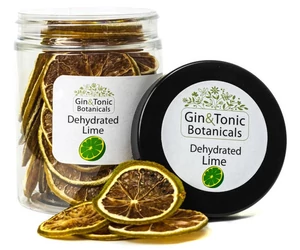 Gin Tonic Botanicals közepes tégelyben Szárított Lime karikák 35gr