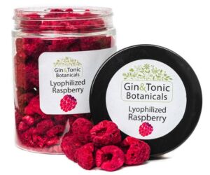 Gin Tonic Botanicals közepes tégelyben liofilizált Egész Raspberry 35 gr