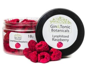 Gin Tonic Botanicals kis tégelyben Liofilizált Egész Raspberry 16 gr