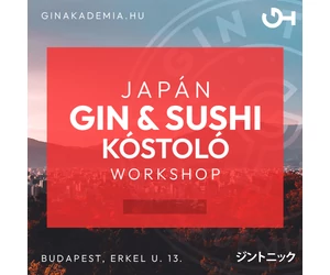 Japán Gin & Sushi kóstoló Workshop május 29.