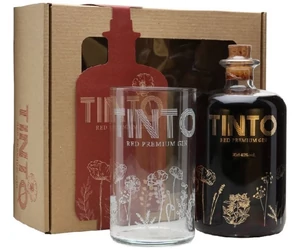 Tinto Red Premium Gin 40% pdd.+ pohár 0,7