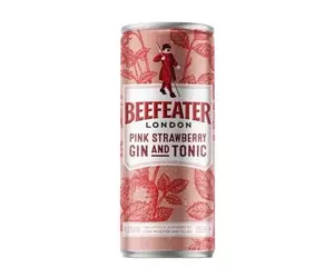 Beefeater Gin & Tonic Pink Strawberry 0,25L 4,9%