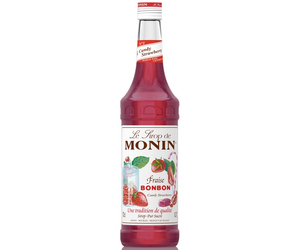 Monin Cukrozott Eper (Candy Strawberry) szirup 0,7L