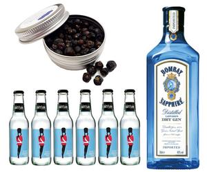 Bombay Gin Tonik szett ajándék Gin fűszerrel
