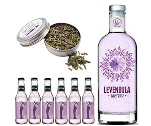 Levendula Gin Tonik szett Ajándék levendula ginfűszerrel