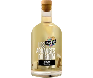 Les Arranges Coco Vanille rum 28% 0,7 gyümölcs hússal