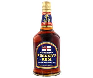 Pussers British Navy Rum Original Blue Label 0,7L 40%