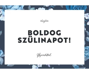 Ajándékkártya- Boldog Szülinap