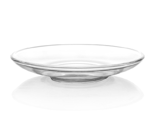 Üveg tányér füles kávés bögréhez 15 cm átmérő