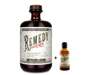 Remedy Spiced Rum 41,5% 0,7L + ajándék Remedy Elixir Rum Liquer mini 0,05L 34%