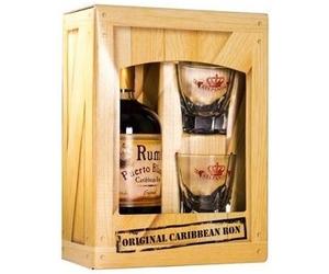 Puerto Blanco Original Rum 0,5L 37,5% pdd + 2 pohár